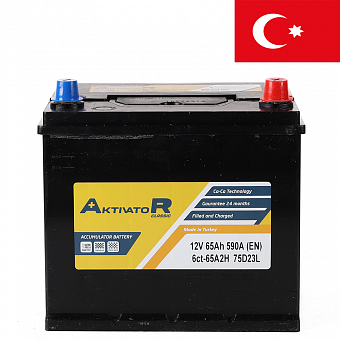 ���� ������������ AKTIVATOR Classic 6CT 65Ah R+ 590A EN 235x178x220 ��. ��. D23